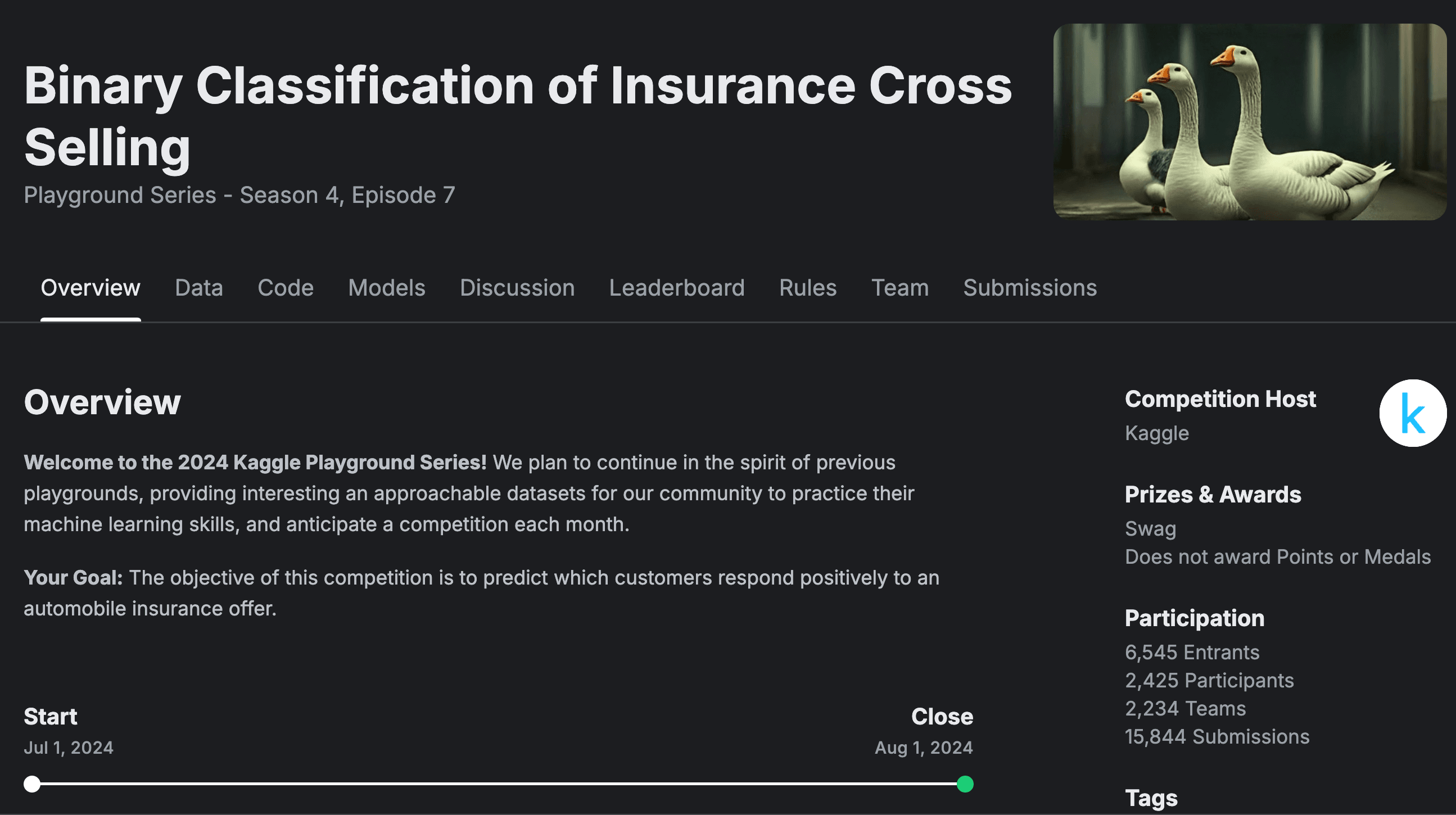 Binary Classification of Insurance Cross-Selling